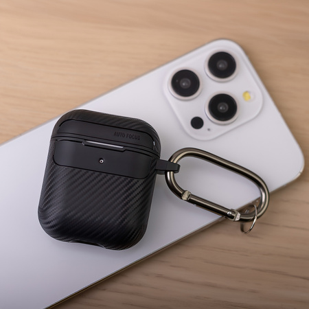 Etui Carbon do Airpods 4 czarne