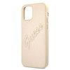 Guess GUHCP12MRSAVSLG iPhone 12/12 Pro 6,1" złoty/gold hardcase Saffiano Vintage Script