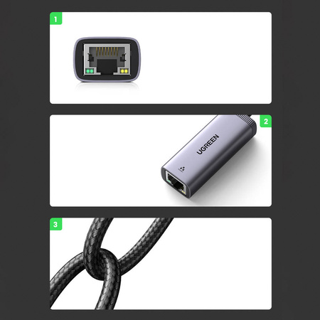 Ugreen CM483 USB-C 10/100/1000M Ethernet Adapter