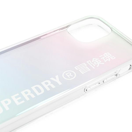 SuperDry Snap iPhone 12 mini Clear Case Gradient 42598