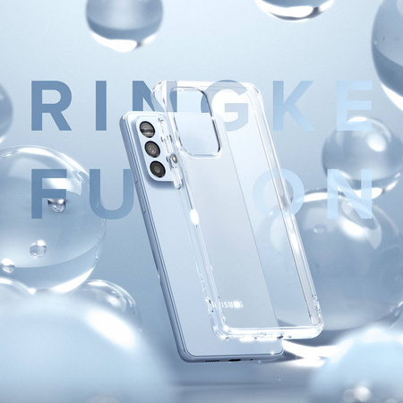 Ringke Fusion TPU Hülle mit Rahmen für Samsung Galaxy A73 transparent