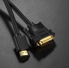 Ugreen kabel przewód HDMI - DVI 4K 60Hz 30AWG 1m czarny (30116)