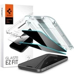 TEMPERED GLASS Spigen GLAS.TR "EZ FIT" 2-PACK IPHONE 15 PRIVACY