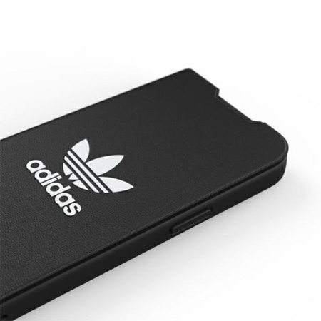 Adidas OR Booklet Case BASIC iPhone 13 6.1 &quot;black and white / black white 47086