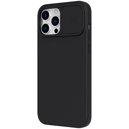 Case IPHONE 13 PRO MAX Silicone with Camera Cover Nexeri Silicone Lens black