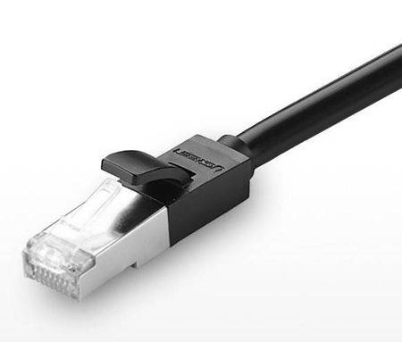 Ugreen przedłużacz kabel internetowy Ethernet RJ45 Cat 6 FTP 1000 Mbps 3 m czarny (NW112 11282)