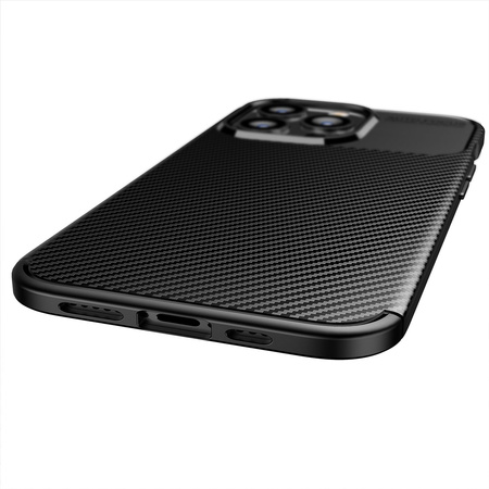 Futerał CARBON PREMIUM do IPHONE 11 Pro Max czarny