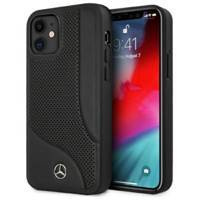 Mercedes MEHCP12SCDOBK iPhone 12 mini 5,4" czarny/black hardcase Leather Perforated Area