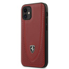 Ferrari FEOGOHCP12SRE iPhone 12 mini 5,4" czerwony/red hardcase Off Track Perforated