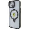 Etui Ferrari Ring Stand 2023 Collection MagSafe na iPhone 15 - czarne