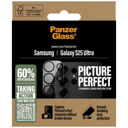 PanzerGlass PicturePerfect Lens Protector Tempered Glass for Samsung Galaxy S25 Ultra