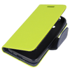 Etui portfel Fancy ALCATEL PIXI 4 limonkowe