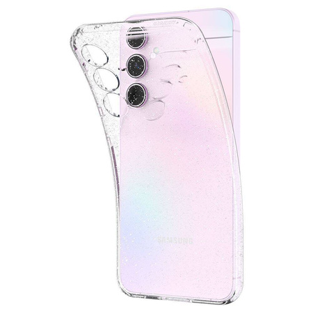 Etui SAMSUNG GALAXY A55 5G Spigen Liquid Crystal Glitter transparentne