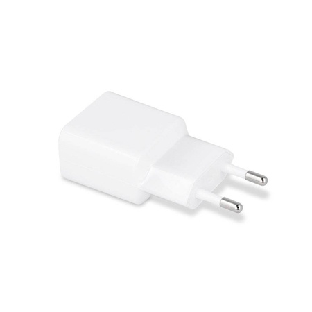 Ładowarka sieciowa zasilacz 2.1A Maxlife +kabel Micro USB Fast Charge biała