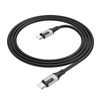 Borofone Kabel BX101 Creator - Typ C na Typ C - 60W 3A 1 metr czarny