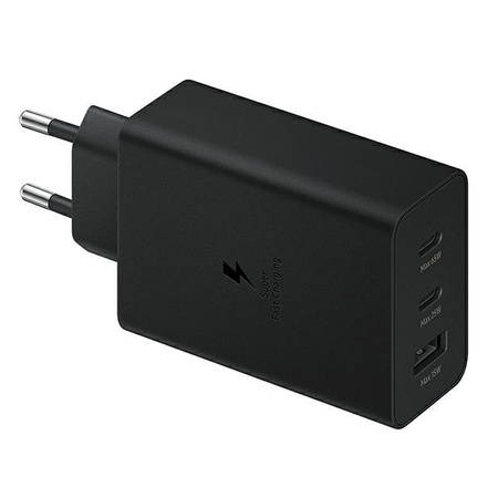 Samsung Wandladegerät 2x USB Type C / USB 65W schwarz (EP-T6530NBEGEU)