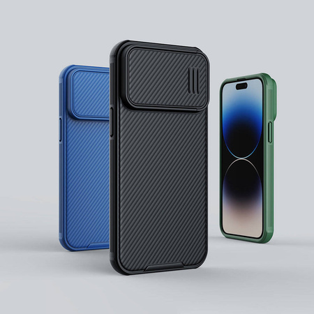 Nillkin CamShield S Case für iPhone 14 Pro Max gepanzerte Abdeckung Kameraabdeckung grün