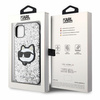 Karl Lagerfeld KLHCN61G2CPS iPhone 11 / Xr 6.1&quot; silver/silver hardcase Glitter Choupette Patch