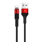 Borofone Kabel BX21 Outstanding - USB na Lightning - 2,4A 1 metr czerwony