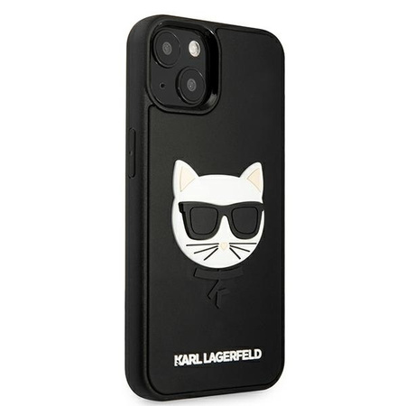 Karl Lagerfeld KLHCP13SCH3DBK 13 mini 5,4 &quot;black / black hardcase 3D Rubber Choupette