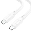 Borofone Kabel BX81 Goodway - Typ C na Typ C - PD 60W 3A 1 metr biały