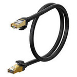 Baseus Speed Seven High Speed RJ45 Netzwerkkabel 10Gbps 0,5m Schwarz (WKJS010001)