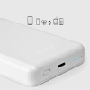 Powerbank SBS TEBB5000MAG1CW 5000 mAh USB-C, kompatybilny z MagSafe - biały