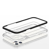 Clear 3in1 case for iPhone 11 Pro Max case gel cover with frame black