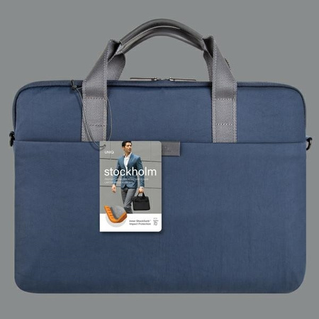 UNIQ torba Stockholm laptop Sleeve 16" niebieski/abyss blue