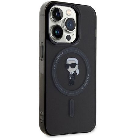 Karl Lagerfeld IML Ikonik MagSafe case for iPhone 15 Pro - black