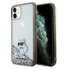 Karl Lagerfeld nakładka do iPhone 11 KLHCN61LKCNSK HC LIQ. GLITTER C transparentna