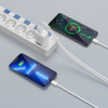 Wall Charger 20W USB-C PD + USB QC3.0 + Cable 1m USB-C - Lightning Tech-Protect C65W white