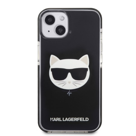 Oryginalne Etui IPHONE 13 MINI Karl Lagerfeld Hardcase Choupette Head czarne