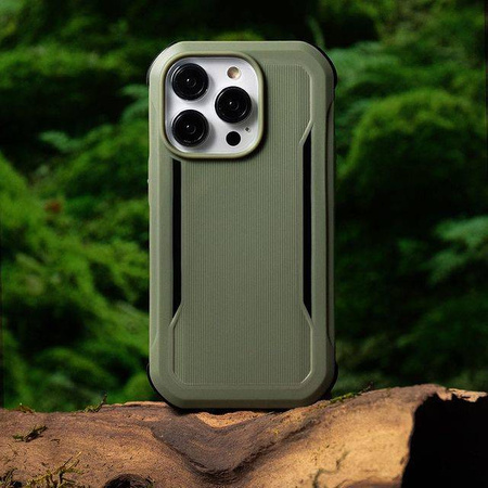 Raptic X-Doria Fort Case iPhone 14 with MagSafe armored cover green