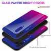 Etui Szklane Glass case Gradient IPHONE 11 PRO czarno-niebieskie