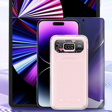 Acefast powerbank 10000mAh Sparkling Series fast charging 30W pink (M1)