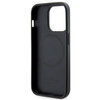 Guess GUHMP14LP4RPSK iPhone 14 Pro 6,1" schwarz/schwarzes Hardcase 4G bedruckte Streifen MagSafe