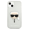 Karl Lagerfeld KLHCP13SKHTUGLS iPhone 13 mini 5,4" srebrny/silver hardcase Glitter Karl`s Head