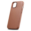 iCarer Case Leather genuine leather case cover for iPhone 14 brown (WMI14220705-BN) (MagSafe Compatible)