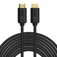 Baseus kabel przewód HDMI 2.0 4K 30 Hz 3D HDR 18 Gbps 8 m czarny (CAKGQ-E01)