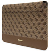 Guess Sleeve GUCS14PS4SGW 14&quot; brown/brown 4G Stripe Metal Logo