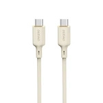 Kabel Dudao L7SCC USB-C - USB-C 100W 1m - beżowy