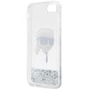 Karl Lagerfeld KLHCI8LNKHCH iPhone 7/8/ SE 2020/2022 Silber/Silber Hardcase Glitter Karl Head