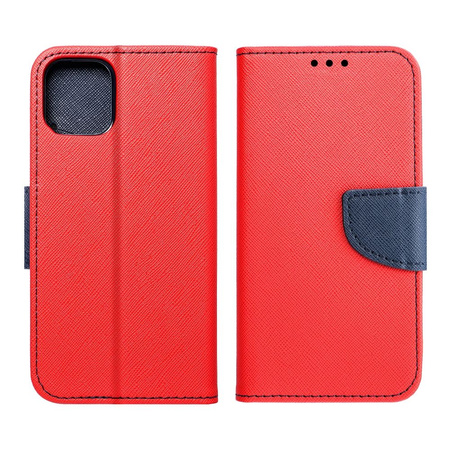 Kabura Fancy Book do  XIAOMI Redmi NOTE 12 5G czerwony / granatowy