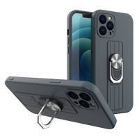 Ring Case Silikonhülle mit Fingergriff und Ständer für Samsung Galaxy A33 5G Blau