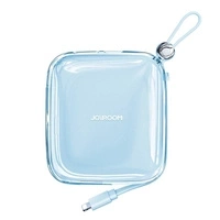 Joyroom Powerbank 10000mAh Jelly Series 22.5W mit eingebautem Lightning Kabel blau (JR-L003)