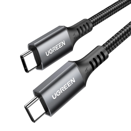 Ugreen US555 100W USB-C / USB-C PD-Kabel 3 m - Grau