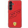 Oryginalne Etui FERRARI hardcase Big SF Perforated FEHCS24SPINR do Samsung Galaxy  S24 Czerwony