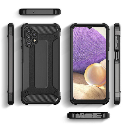 Hybrid Armor pancerne hybrydowe etui pokrowiec Samsung Galaxy A73 niebieski