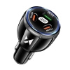 Wozinsky WCCCA car charger 2x USB-C 1x USB-A 90W PD QC - black